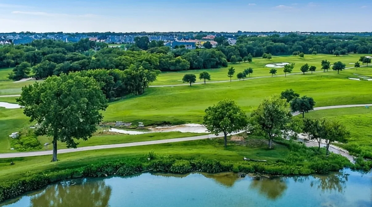 The Retreat at Craig Ranch in McKinney, Texas arial view of golf community